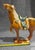 Chinese Tang Sancai Style Ceramic War Horse Statue With Drip Glaze For Sale - Image 4 of 16