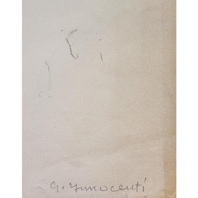 Modern Guglielmo Innocenti, La danse, Crayon on Paper For Sale - Image 3 of 14