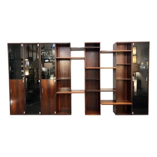 Modular Pelicano Bookshelves by Vittorio Introini for Saporiti, Italy, 1960s For Sale