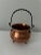 Metal Vintage Mid 20th Century Copper Cachepot Cauldron For Sale - Image 7 of 7