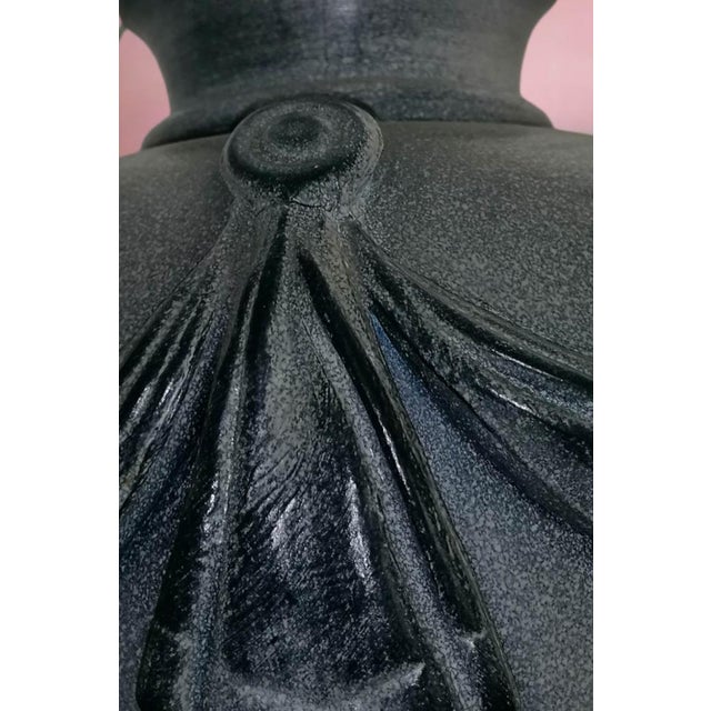 Gold Large Art Nouveau Style Table Lamp, 1970s For Sale - Image 8 of 10