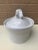 White Vintage French Country White Ceramic Rabbit Covered Dish For Sale - Image 8 of 11