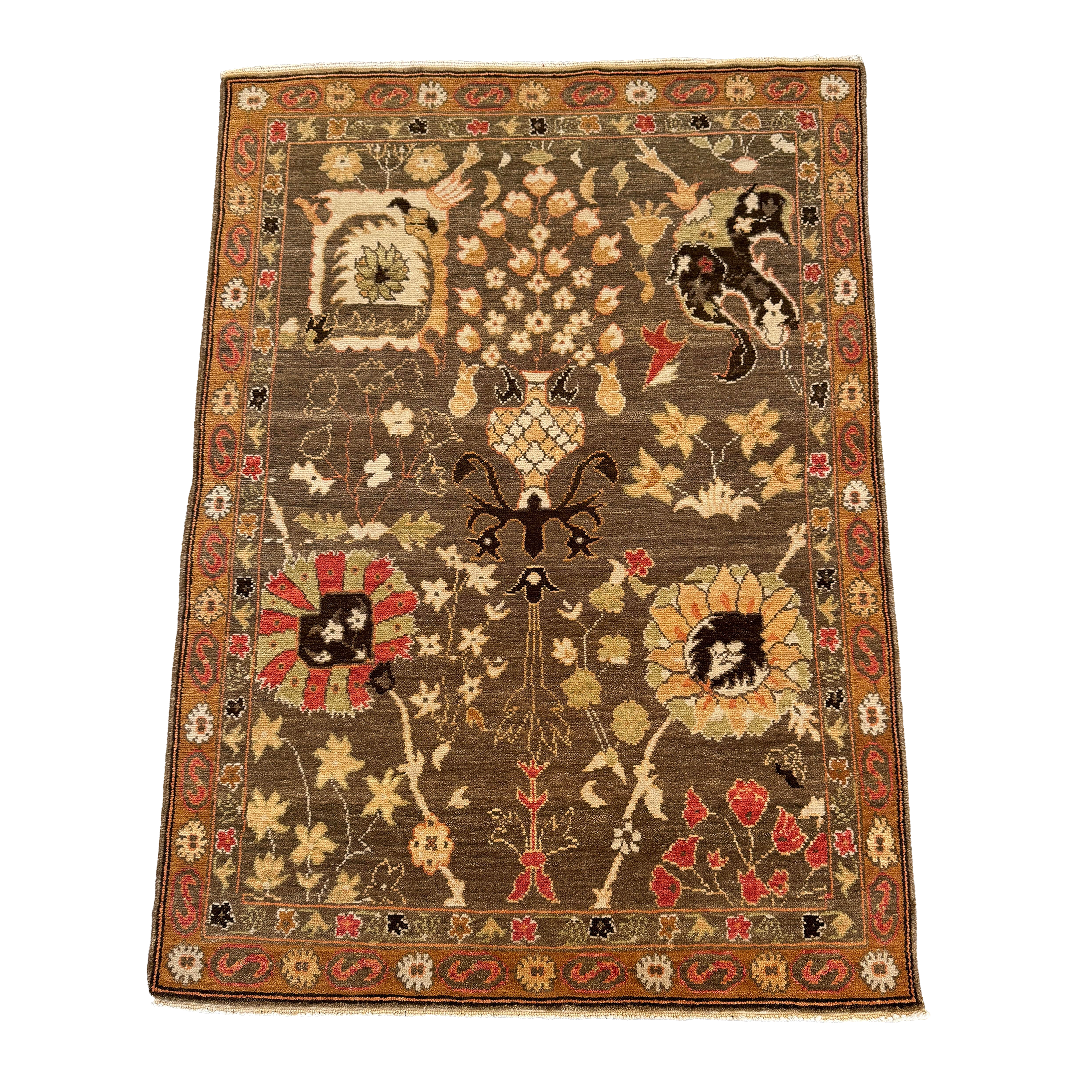 1990s Michaelian & Kohlberg Vintage Chinese Area Rug - image 0