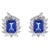 diamonds 1.06cts tanzanite 10.16cts gold 7.49gms It’s very hard to capture the true color and luster of the stone, I have...