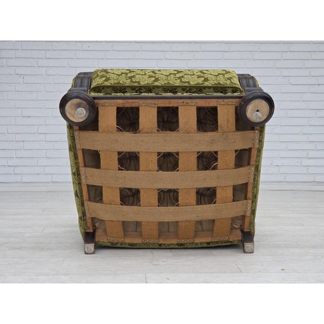 Vintage Danish Relax Chair in Furniture Velour, 1950s For Sale - Image 12 of 18