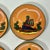 Terra Cotta 1950s Vintage Southwestern Folk Art Boho Chic Peruvian Terra Cotta Salad Plates - Set of 6. For Sale - Image 8 of 12