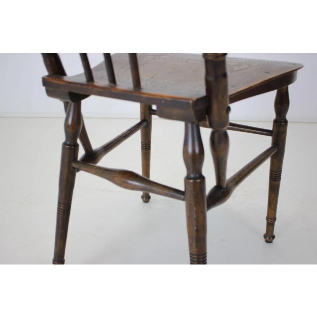 Wooden Chair, Czechoslovakia, 1910s For Sale - Image 10 of 12