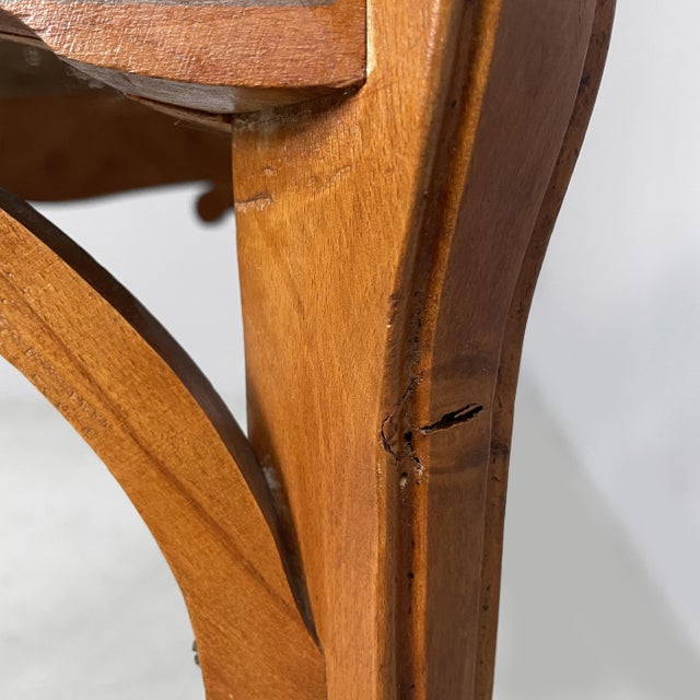 French Wooden Coffee Table in the style of Gallè, 1910s For Sale - Image 11 of 14