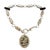 Antique Victorian Aesthetic Sterling Silver Chased Locket & Chain, 1880 For Sale - Image 3 of 3