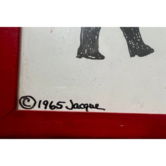 Paint Vintage Jacque Watercolors of Soldiers, Signed, C. 1965 For Sale - Image 7 of 10