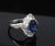Late 20th Century Rare 2.39ct Gia Burma No Heat Sapphire & 0.55ct Platinum Ring, Size 6 For Sale - Image 13 of 16