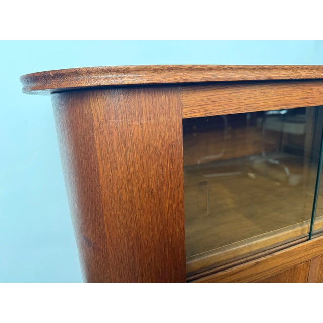 Brown Art Deco Bar Cabinet, 1930s For Sale - Image 8 of 11