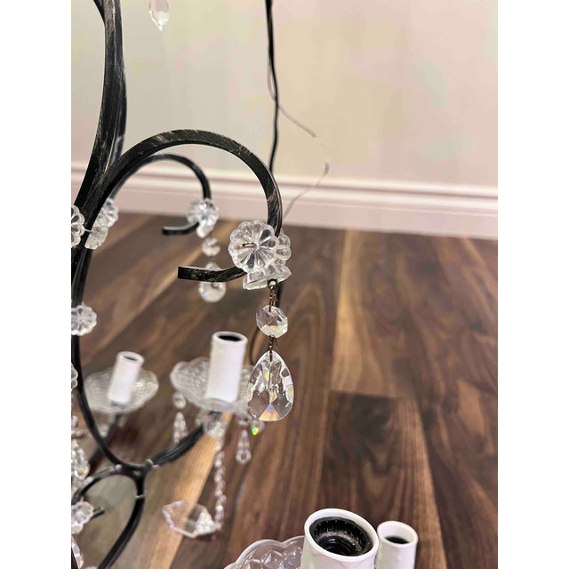 French Emme Pi Light Art. 2090/6+6+1 Italian Crystal Chandelier 13 Light For Sale - Image 3 of 5