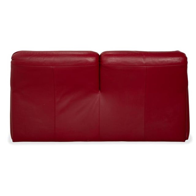 Two-Seater Sofa in Leather from de Sede For Sale - Image 15 of 17