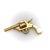 This highly collectable vintage 14k gold pendant is a miniature replica of a (non-working) gun. It has sweet, carved...