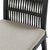 2020s Palma Modern Black Weave Outdoor Dining Chair For Sale - Image 5 of 9
