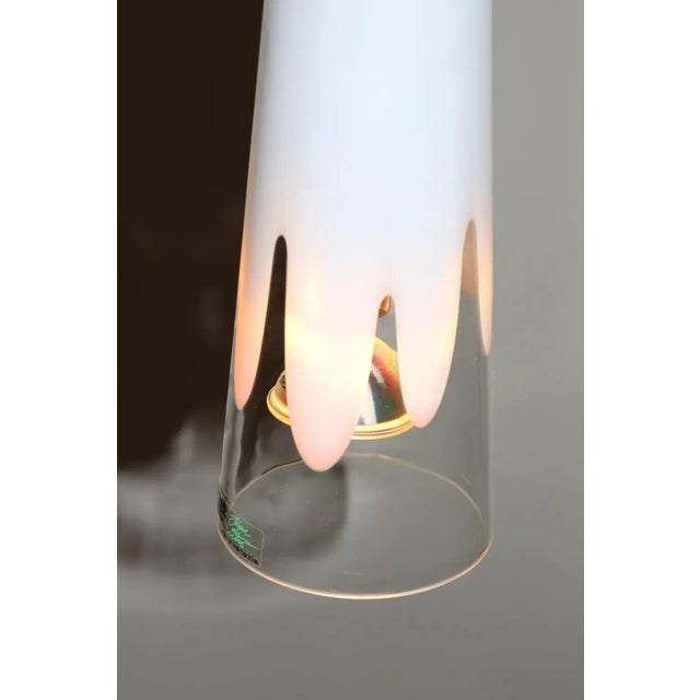 1980s Modern Itre Pendant Lamp White For Sale - Image 10 of 12