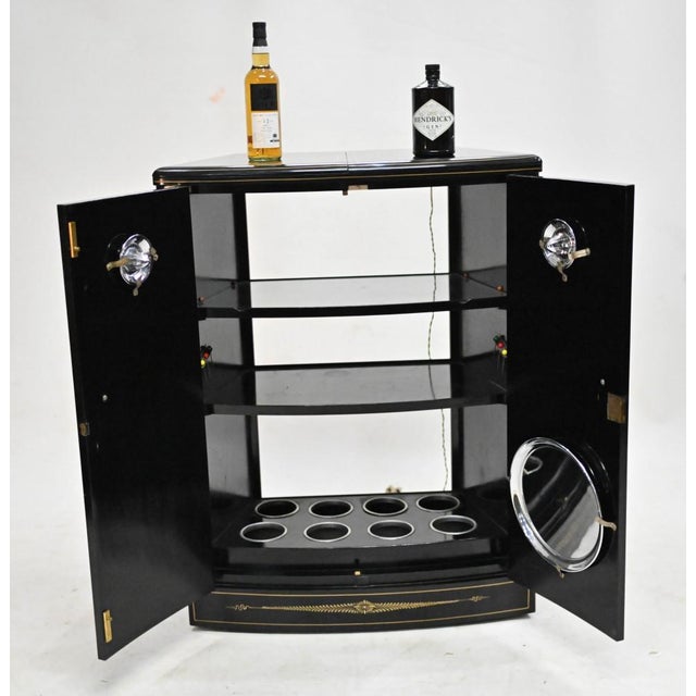 Art Deco Drinks Cabinet in Lacquer, 1930s For Sale - Image 11 of 18