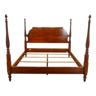 Ethan Allen Cherry King Poster Bed For Sale