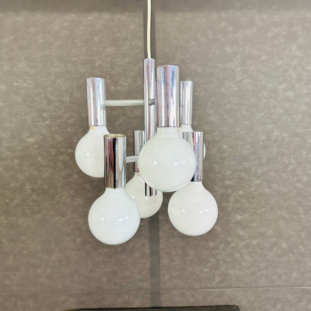 1960s 1960s Space Age Sputnic Chandelier For Sale - Image 5 of 5