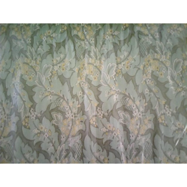 This is a French-Provincial styled, three-seater sofa characterized by its ornate shell & leaf wood carvings & trimming,...