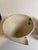 White Vintage Art Studio Pottery Art Deco Cup Saucer Set/2 For Sale - Image 8 of 8