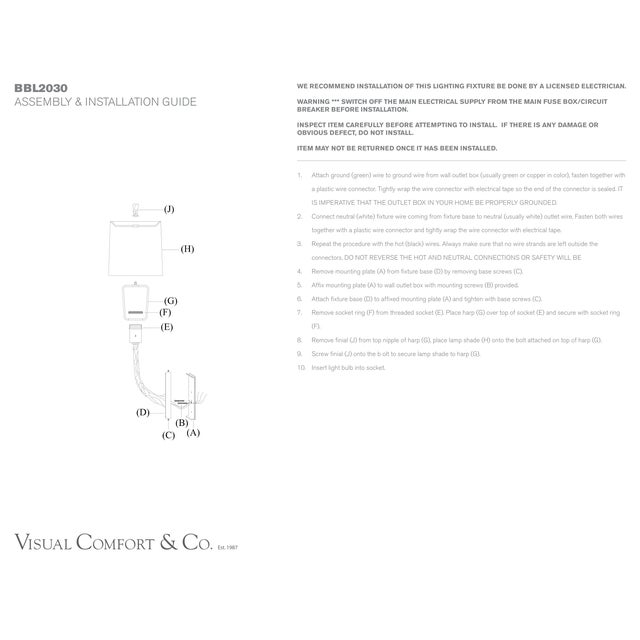 Visual Comfort Barbara Barry for Visual Comfort Signature Lyric Branch Sconce in Soft Brass with Linen Shade For Sale - Image 4 of 4