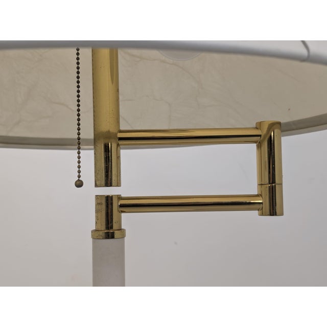 Hollywood Regency Brass Table Lamp For Sale - Image 14 of 18
