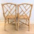 Mid 20th Century Vintage Chippendale Bamboo Chairs Natural Fretwork Cane Seat For Sale - Image 5 of 16