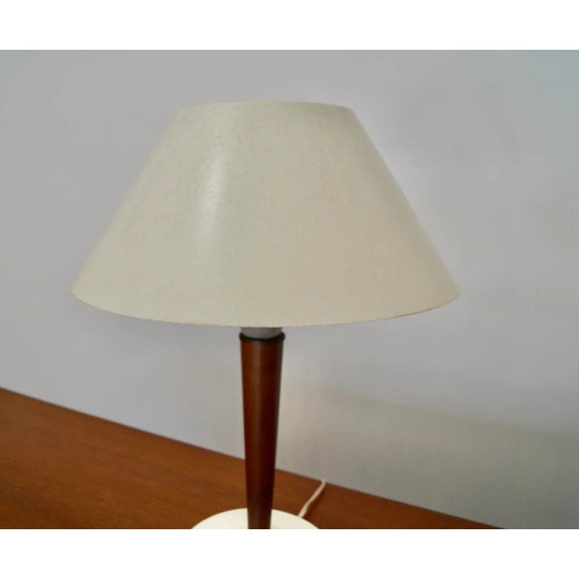 Wood Mid-Century Modern Space Age Table Lamp For Sale - Image 7 of 13