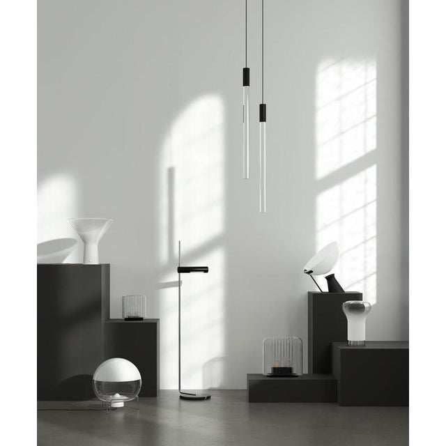 Black Plexi Lamp by Angelo Mangiarotti for Karakter For Sale - Image 9 of 12