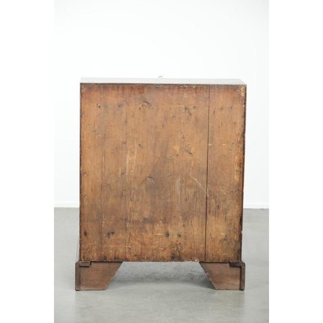 Wood Antique English Oak Secretary, 18th Century For Sale - Image 7 of 16