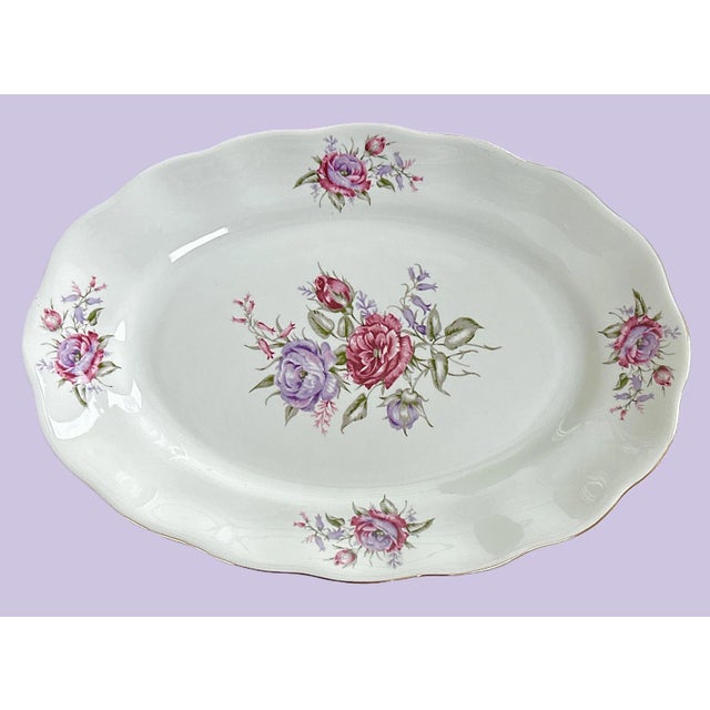 Shabby Chic Vintage Favolina Polish Serving Platter For Sale - Image 3 of 3