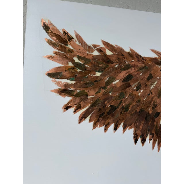 Alissa Madden Design Outstretched Wings on Canvas, Signed For Sale - Image 13 of 16