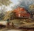 19th Century Joseph Thors - Country Side Cottage - 19th Century Oil Painting For Sale - Image 5 of 8