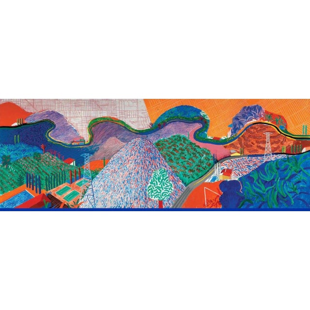 David Hockney Mulholland Drive Poster: The Road to the Studio (1980) Dimension: 16 x 38 in | 40.6 x 96.5 cm Accompanied by...