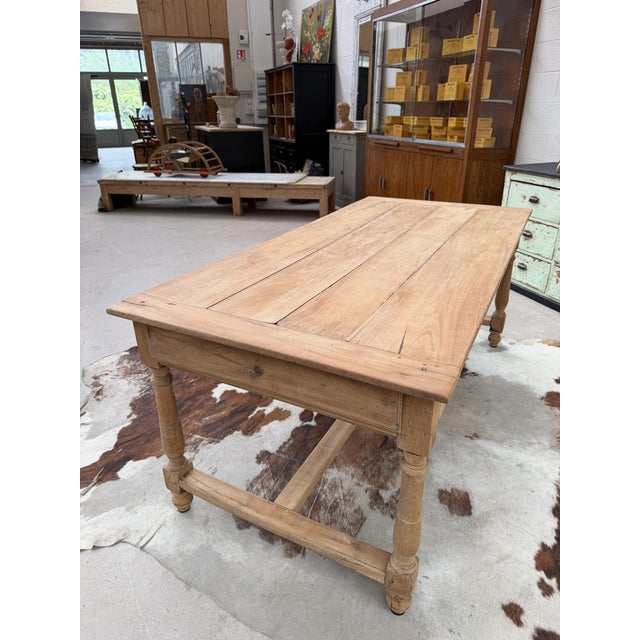 19th Century Country Table in Cherry Wood For Sale - Image 5 of 12