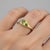 Pear Peridot East-West Ring, Size 7.5 For Sale - Image 4 of 10