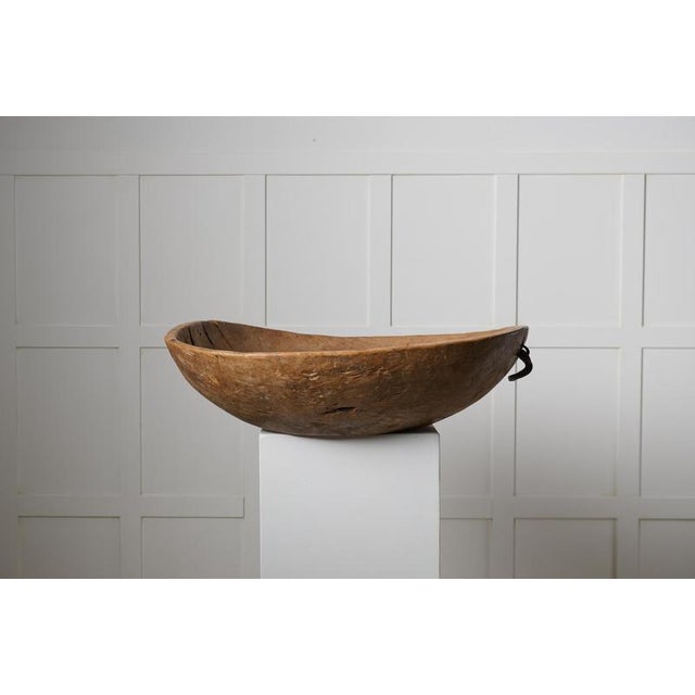Large Northern Swedish Wooden Bowl in Birch Root, Mid-1700s For Sale - Image 4 of 11