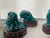 Set of 3 Vintage Ceramic Foo Dogs For Sale - Image 10 of 12