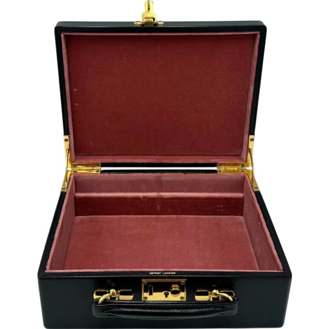 Vintage Asprey London Jewelry Box Charles Jarrott Elaine Schreye For Sale - Image 10 of 13