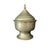 1960s Brass Plated Moroccan Lidded Container Jar For Sale - Image 4 of 7
