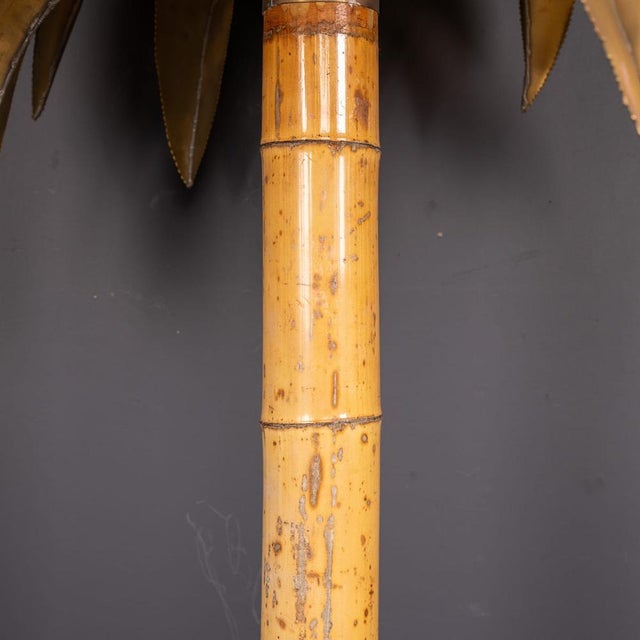 20th Century French Palm Tree Floor Lamp by Christian Techoueyres for Maison Jansen, 1970 For Sale - Image 16 of 18