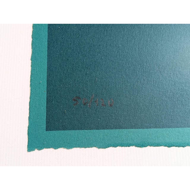 Pablo Palazuelo, Abstraction in Colors, 1974, Lithograph, Framed For Sale - Image 9 of 11