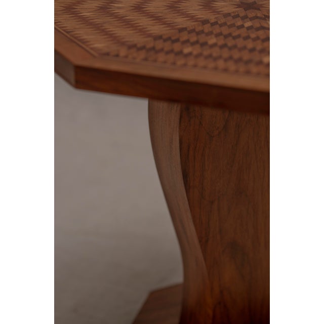 1950s Mid-Century Marquetry Side Table, 1960s For Sale - Image 5 of 12