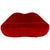 1990s Red Velvet "Lips" Sofa After Salvador Dali For Sale - Image 5 of 5