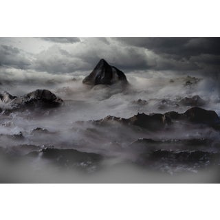 The Farther Fields by Jenya Chernoff | Constructed diorama and giclée print of a stormy seascape For Sale