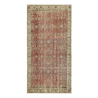 Vintage Turkish Hand-Knotted Rug For Sale