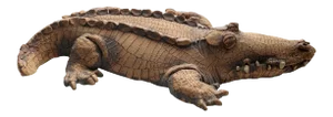 1983 Terra Cotta Alligator Sculpture by Todd Warner