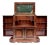 Mid 20th Century Anglo Indian Dry Bar Cabinet Rosewood & Brass For Sale
